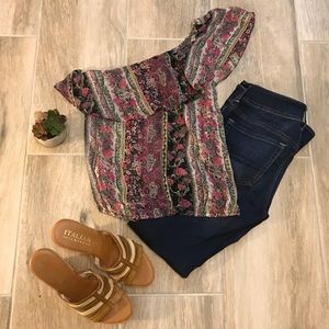 Fire Los Angeles One Shoulder Top